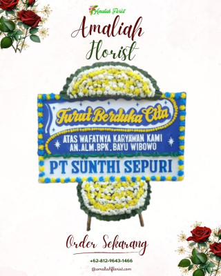 Papan Bunga Duka di Tenjo