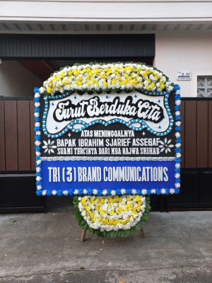 Papan Bunga Duka di Tenjo